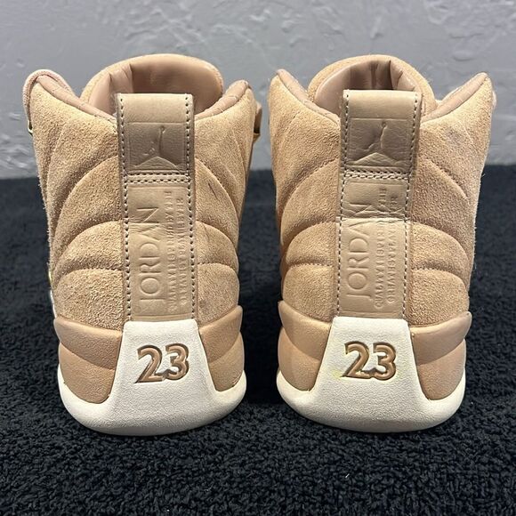 🔥🏀 Air Jordan XII Retro Vachetta Tan Women Sz 6.5 - Rare Special Edition - GUC - Picture 8 of 12